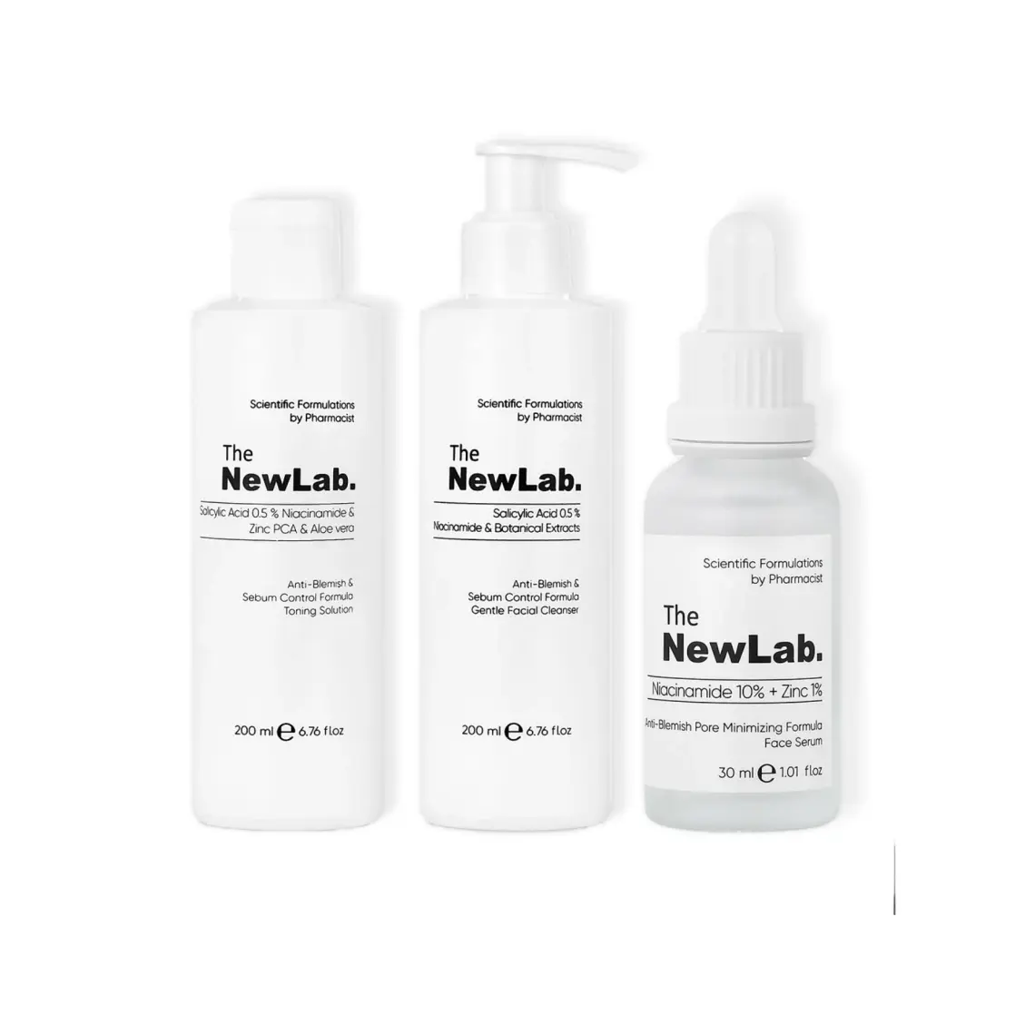 The NewLab. Sivilce ve Siyah Nokta Gözenek Karşıtı Bakım Seti