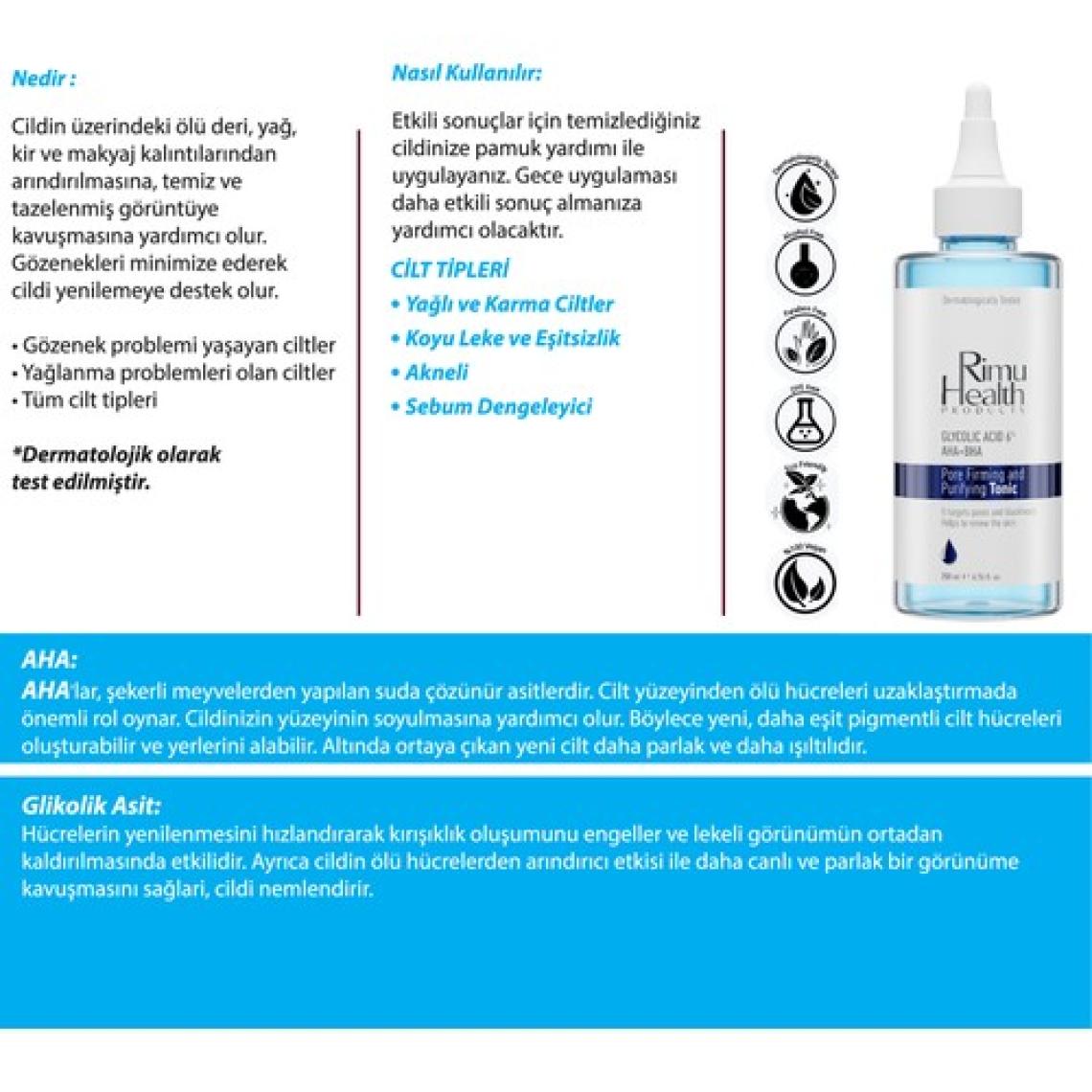 Rimu Health Products SıkılaştırmayaSebum Dengeleme Seti RM000131