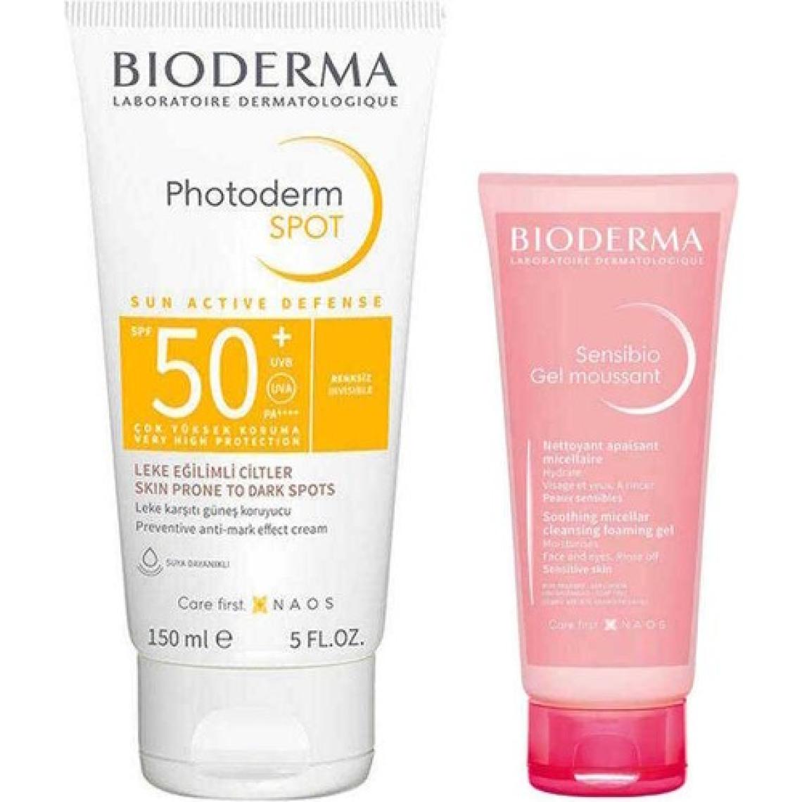 Bioderma Photoderm Spot SPF50 150 ml + Sensibio Foaming Gel 45 ml