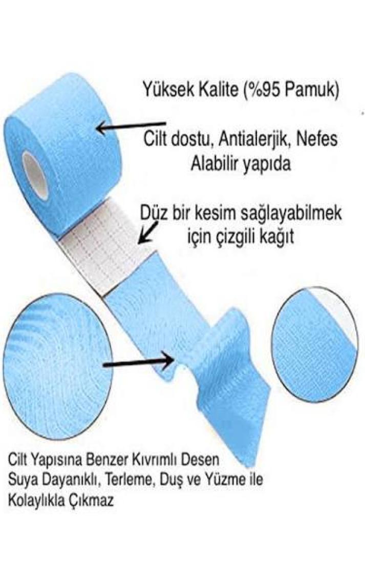 İnobag Yüz Kaldırma ve  Için Kinezyo Pembe Renk Bant