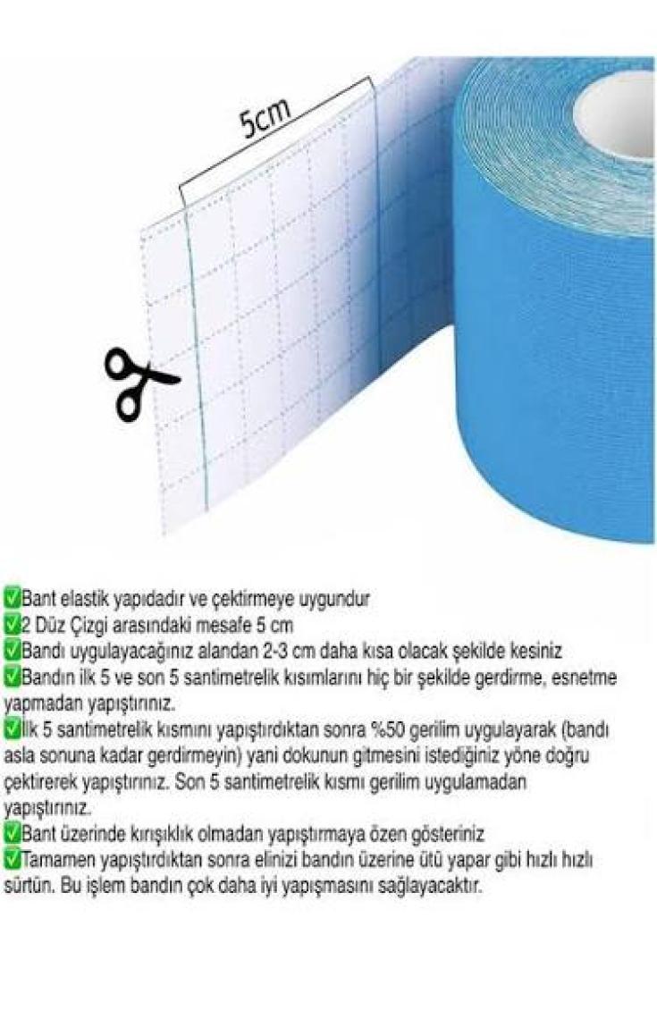 İnobag Yüz Kaldırma ve  Için Kinezyo Pembe Renk Bant