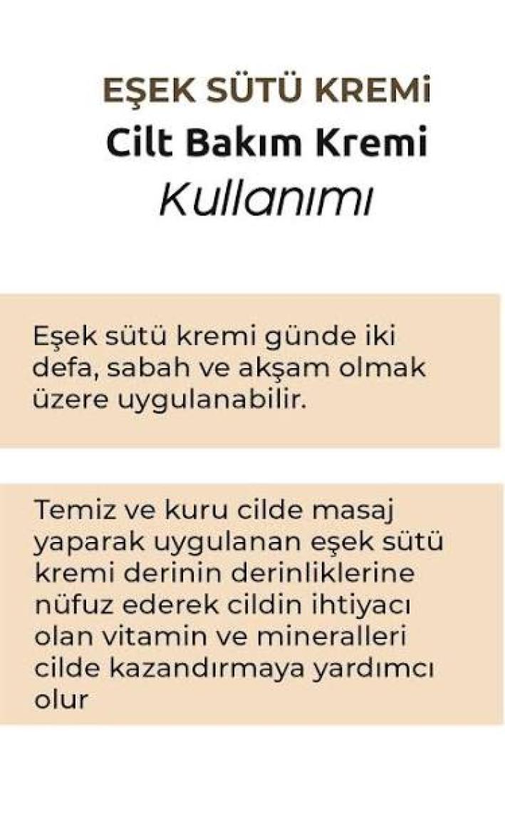 Aizen Eşek Sütü Özlü Yenileyici Yüz ve Vücut Bakım Kremi Donkey Milk Cream 50 ml