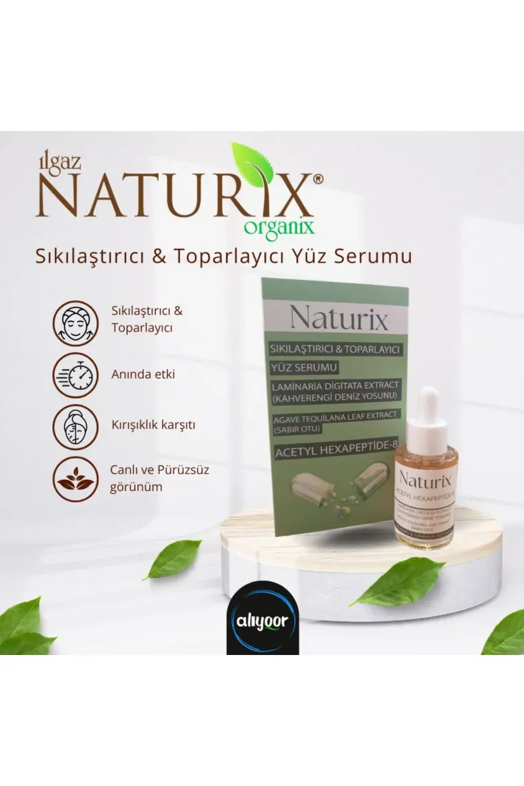 Naturix Lifting Serum Sıkılaştırıcı Toparlayıcı Onarıcı Etki Skin Care Mucizevi Bakım Serumu 35 ml