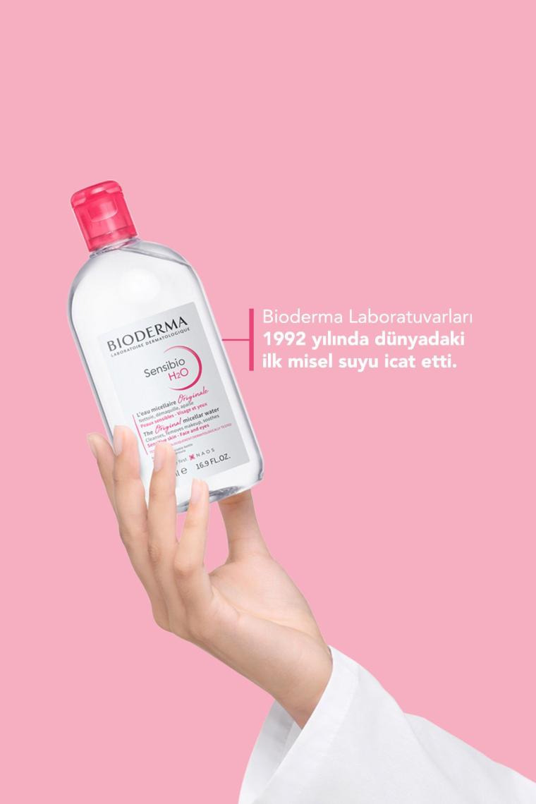 Sensibio H2O Micellar Makyaj Temizleme Suyu 2'li Set Hassas ve Tüm Ciltler Yüz ve Göz Çevresi 500 ml