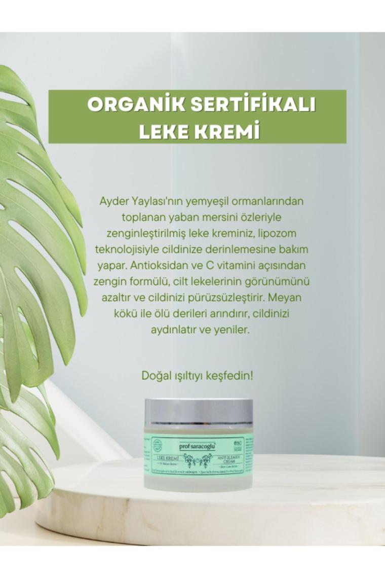 Prof Saraçoğlu Prof Saracoglu Organik Leke Kremi 50 Ml.