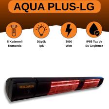 Goldsun Aqua GSA30PLG 3000W Az Işıklı Kumandalı Su Korumalı Açık Alan Elektrikli Infrared Isıtıcı