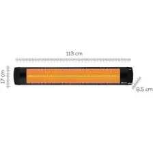 Ufo Star 2900W Isıtıcı Soba Siyah Ayaklı