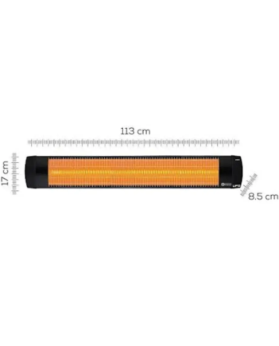 Ufo Star 2900W Isıtıcı Soba Siyah Ayaklı