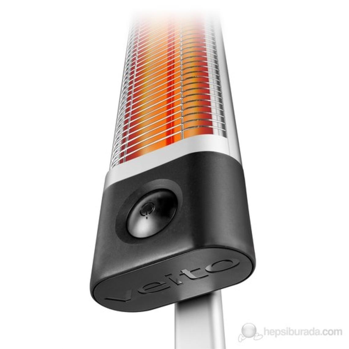 Veito CH1800RE Siyah 1700 W Uzaktan Kumandalı Kule Tipi Karbon Isıtıcı