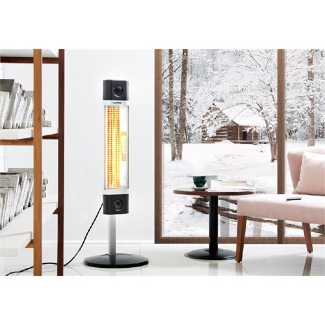 Veito CH1800RE Siyah 1700 W Uzaktan Kumandalı Kule Tipi Karbon Isıtıcı