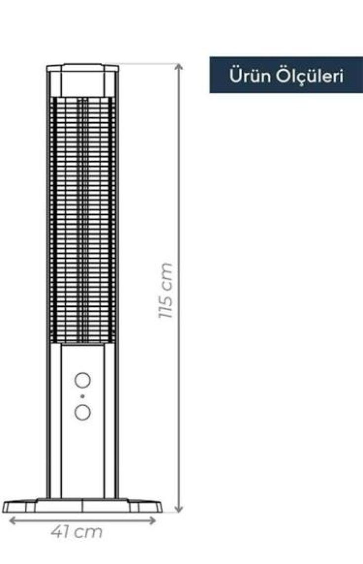Kumtel Dual Orbit Kule Isıtıcı MH-2300