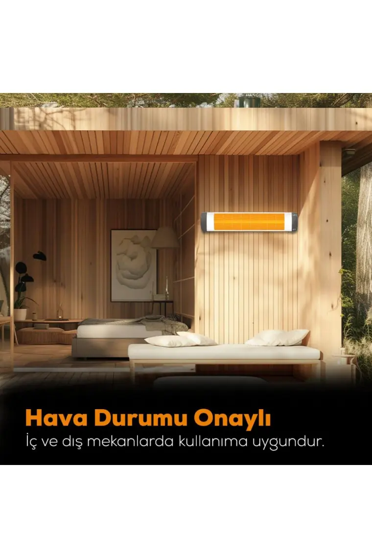 Ufo City 2300W Duvar Tipi Isıtıcı - Termostatlı
