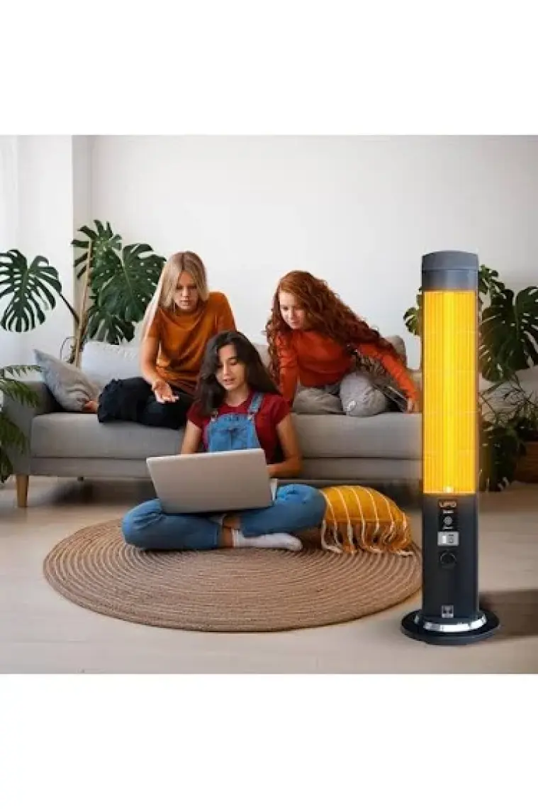 Ufo Therapy Smart 2300W Mobil Uyumlu, Uzaktan Kumandalı, Tasarruf Modlu ve Programlanabilir Kule Tipi Isıtıcı