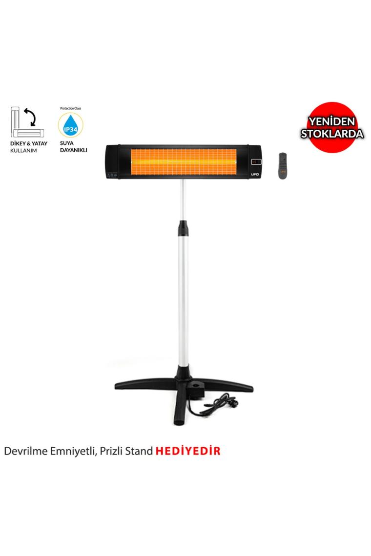 Black Line 2400 W Uk Duvar Tipi Dikey Ve Yatay Kullanım & Devrilme Emniyetli Prizli Stand