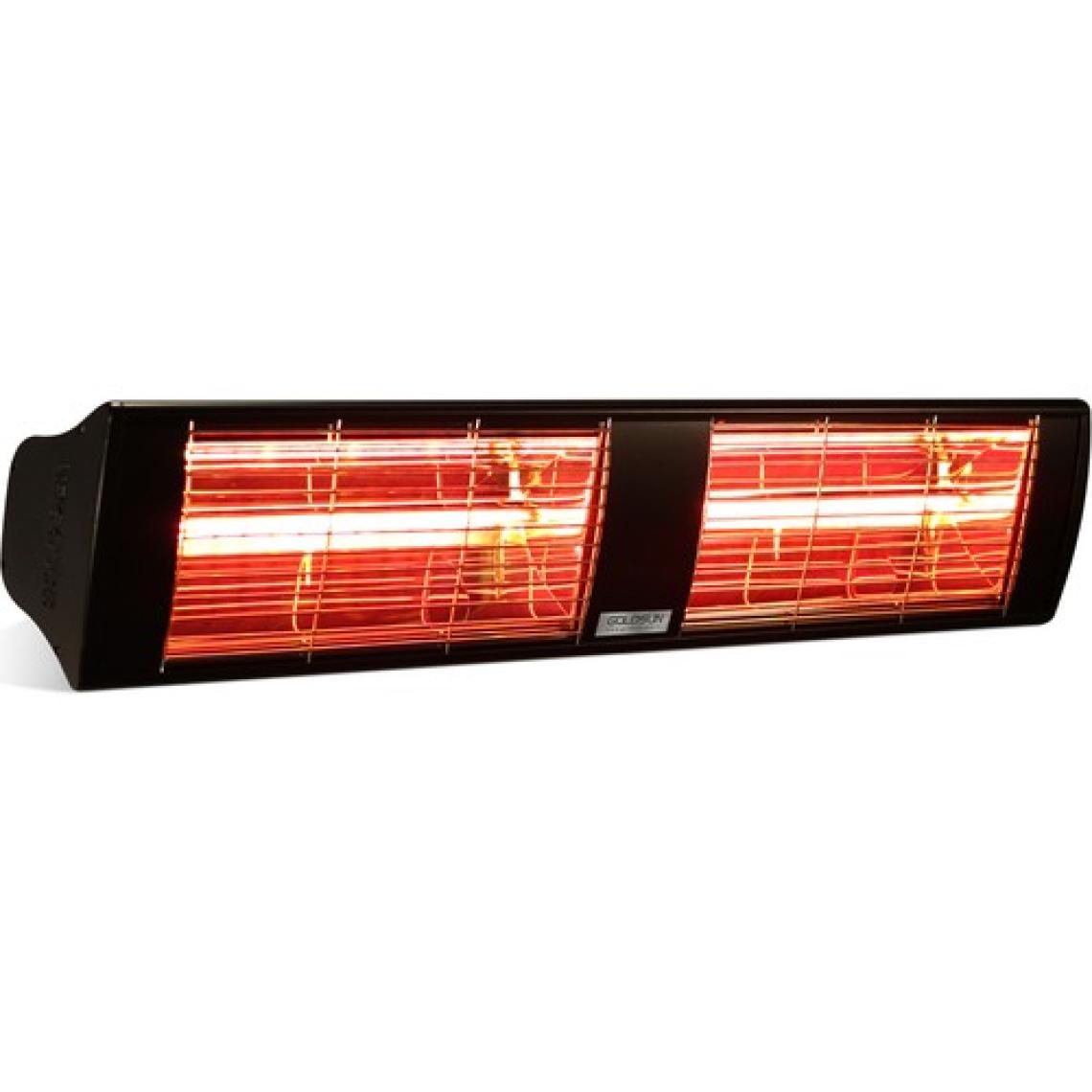 Goldsun Supra 4000 Watt Kumandasız IP55 Suya Dayanıklı Elektrikli Infrared Siyah Renk Dış Ortam Isıtıcısı