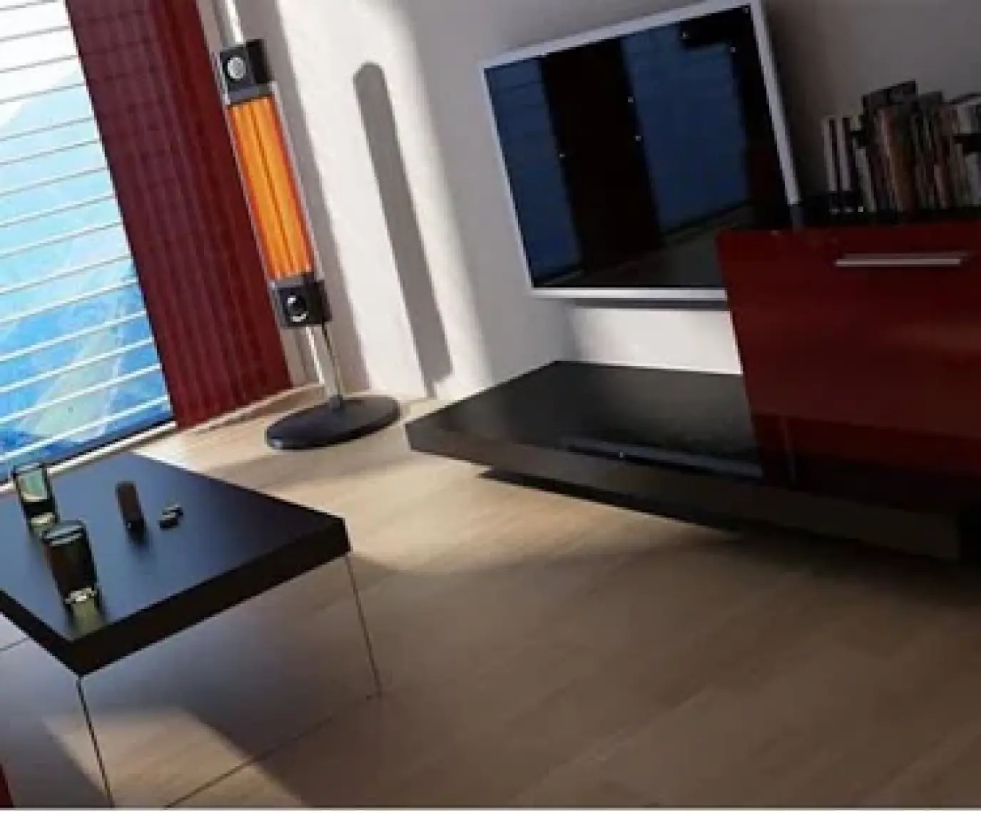 Ch1800-re 1800 Watt Uzaktan Kumandalı Karbon Infrared Isıtıcı