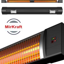 Square 2800 Watt Elektrikli Isıtıcı, Ip45, Led Gösterge, Uzaktan Kumandalı Duvar Isıtıcısı