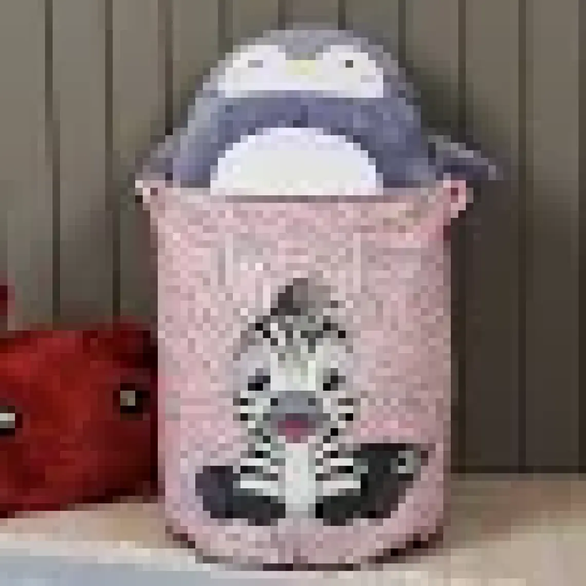 Prendi Home Panda Tasarımlı Bebek Çocuk Odası  Düzenleyici Saklama Kutusu Oyuncak Kirli Sepeti 37X40