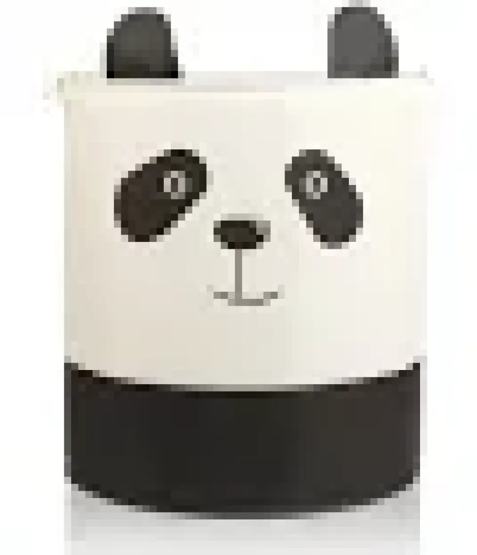 Prendi Home Panda Tasarımlı Bebek Çocuk Odası  Düzenleyici Saklama Kutusu Oyuncak Kirli Sepeti 37X40