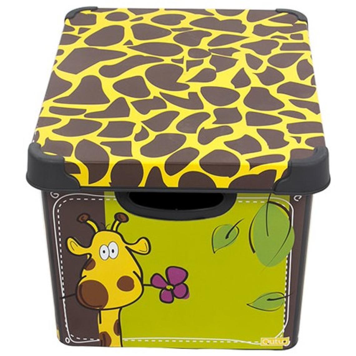 Qutu Style Box Giraffe - 20 Litre Dekoratif Saklama Kutusu
