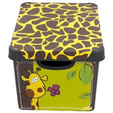 Qutu Style Box Giraffe - Set - 3 Parça Dekoratif Saklama Kutusu