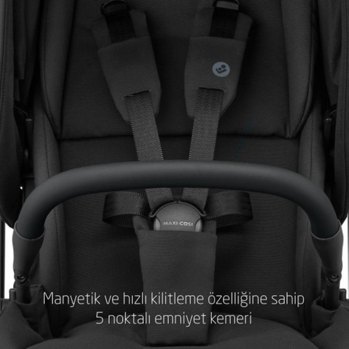 Maxi-Cosi Leona2 Bebek Arabası Essential Black