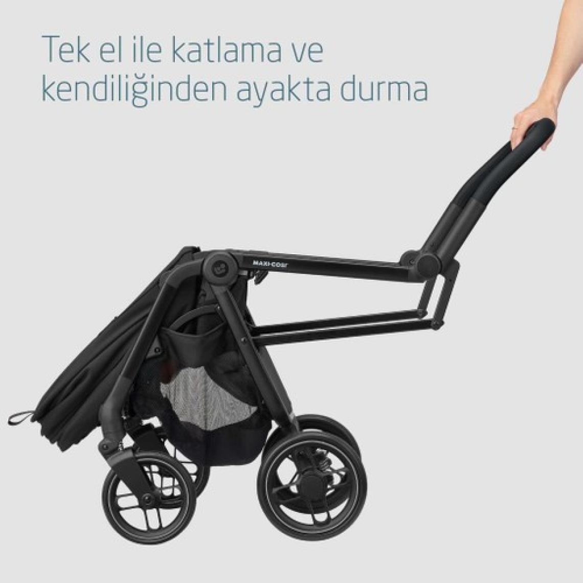 Maxi-Cosi Leona2 Bebek Arabası Essential Black
