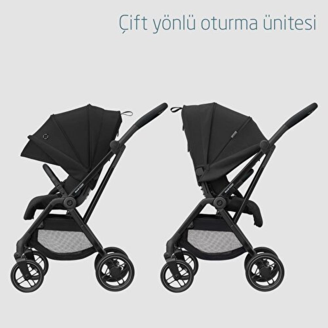 Maxi-Cosi Leona2 Bebek Arabası Essential Black