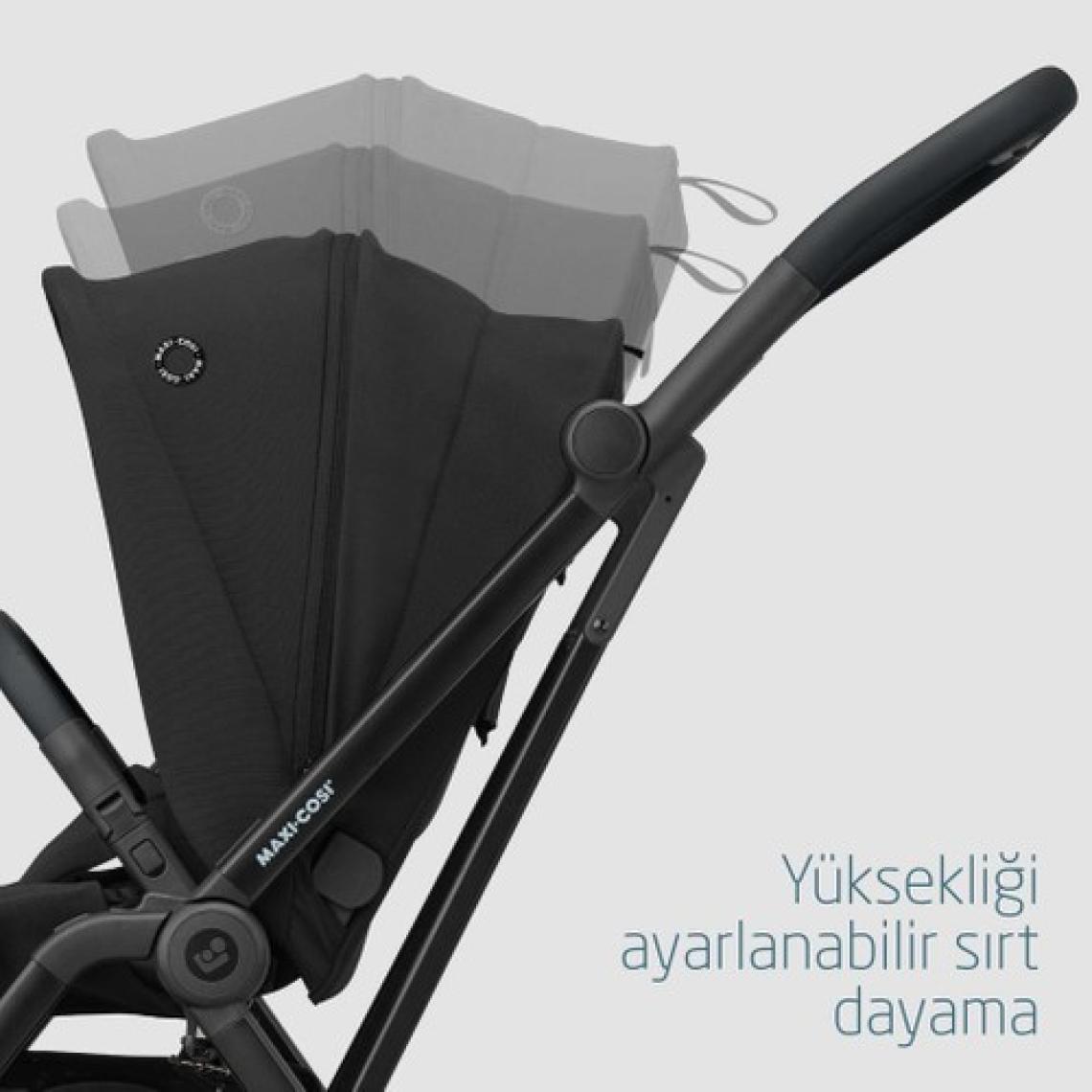 Maxi-Cosi Leona2 Bebek Arabası Essential Black