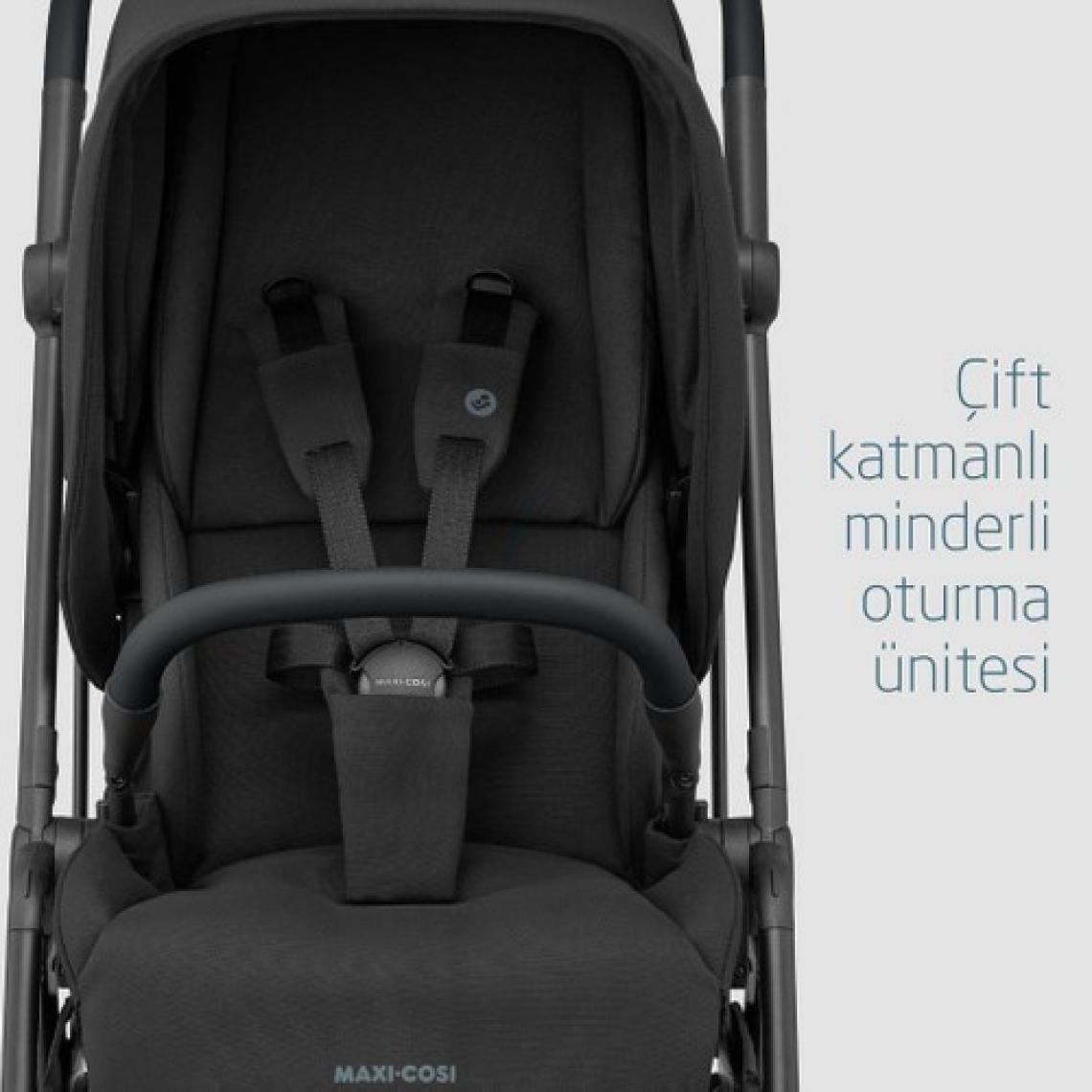 Maxi-Cosi Leona2 Bebek Arabası Essential Black