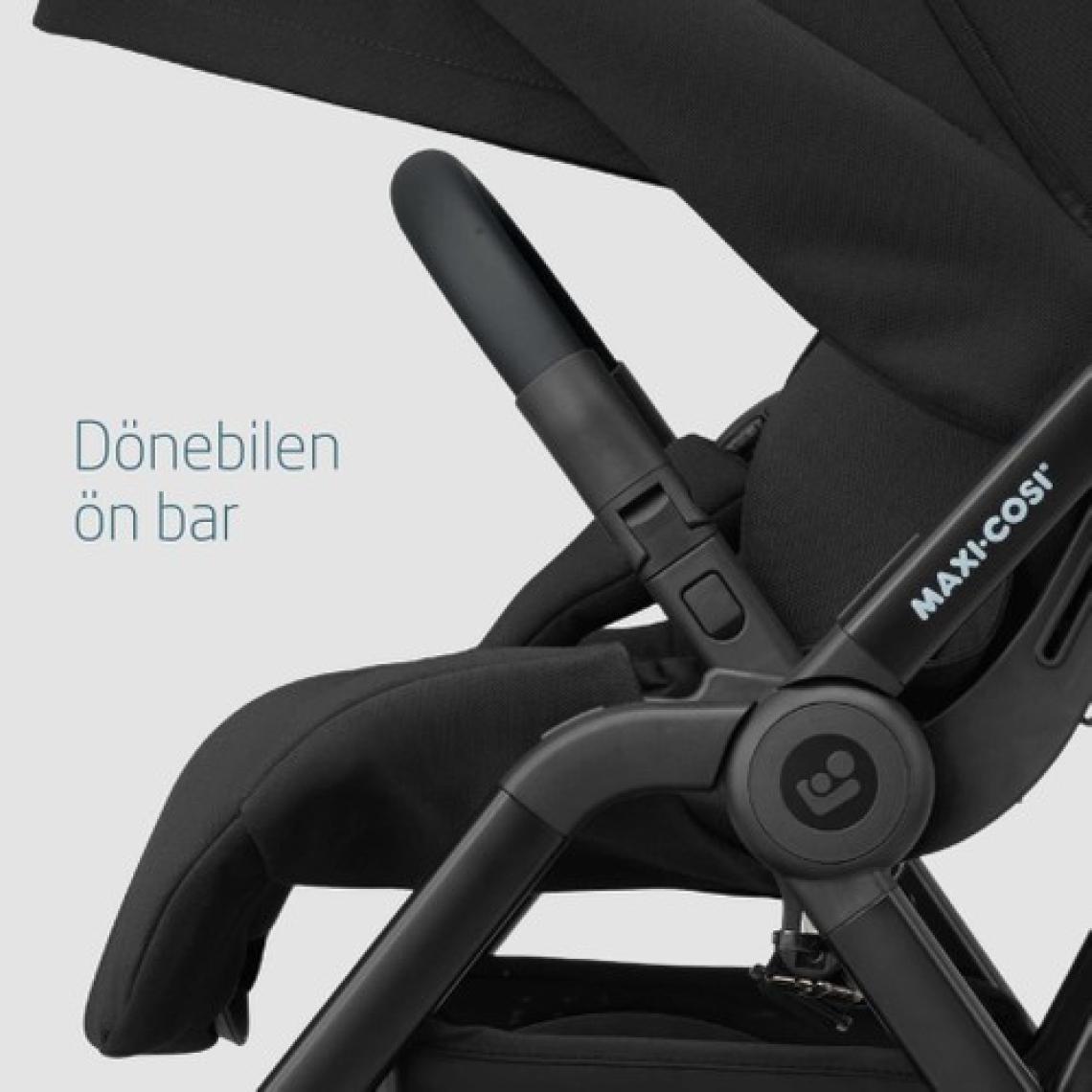 Maxi-Cosi Leona2 Bebek Arabası Essential Black