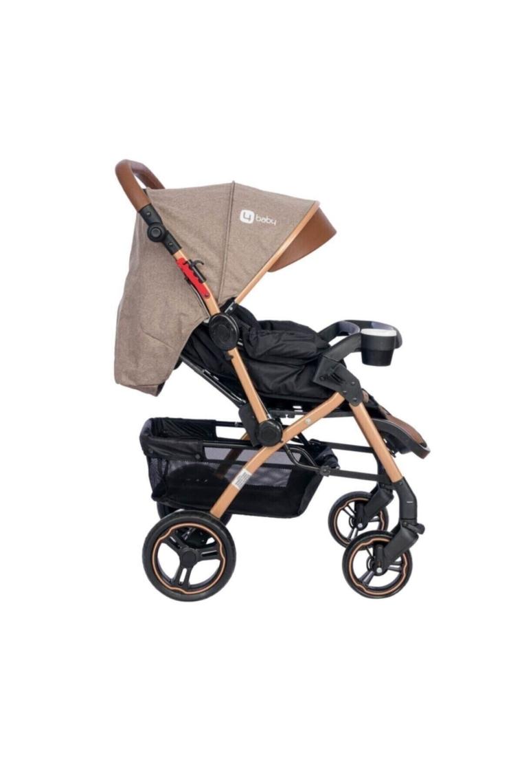 4 Baby AB350 Active Plus Gold Çift Yönlü Bebek Arabası Kahverengi