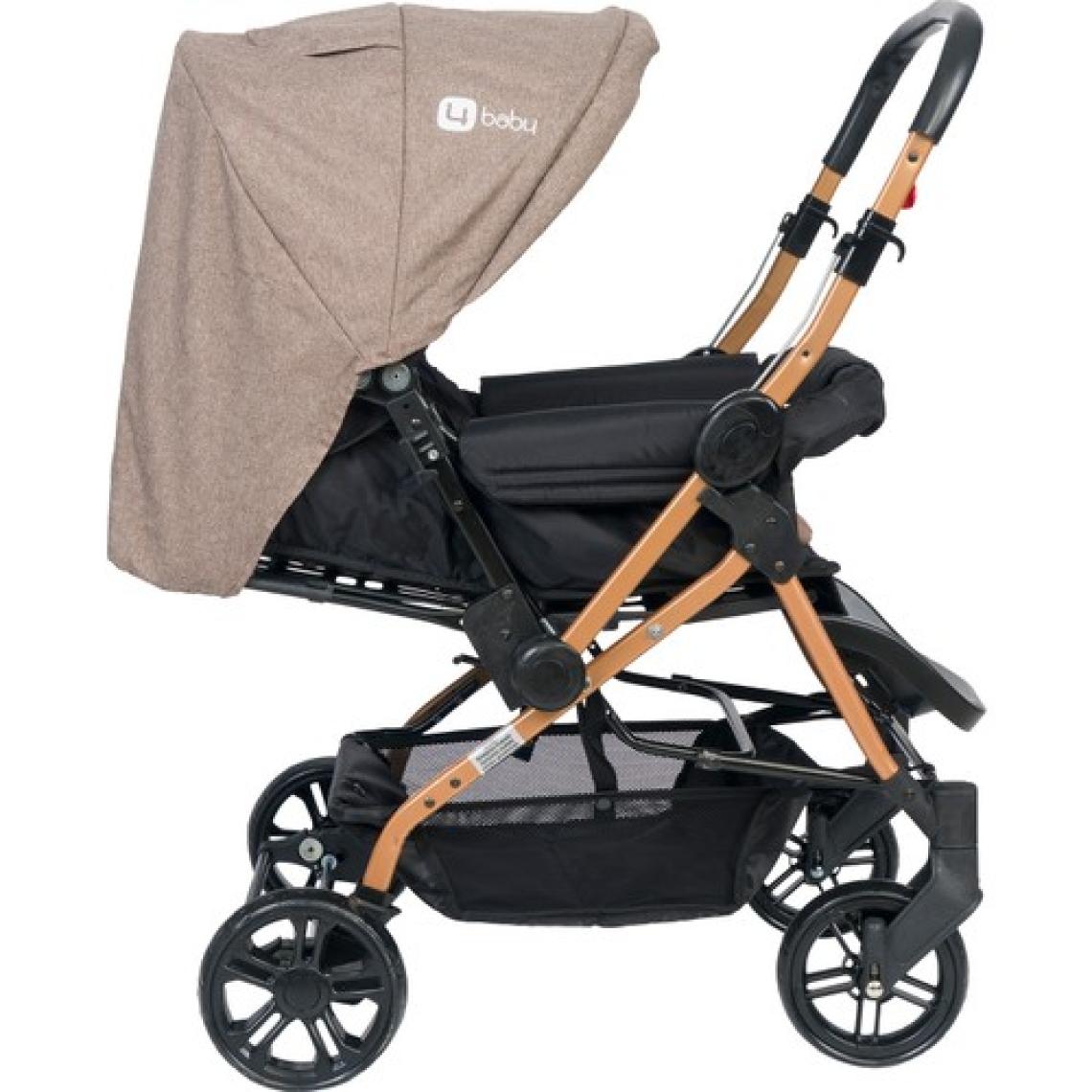 4 Baby Olympus Gold Çift Yönlü Bebek Arabası Antrasit