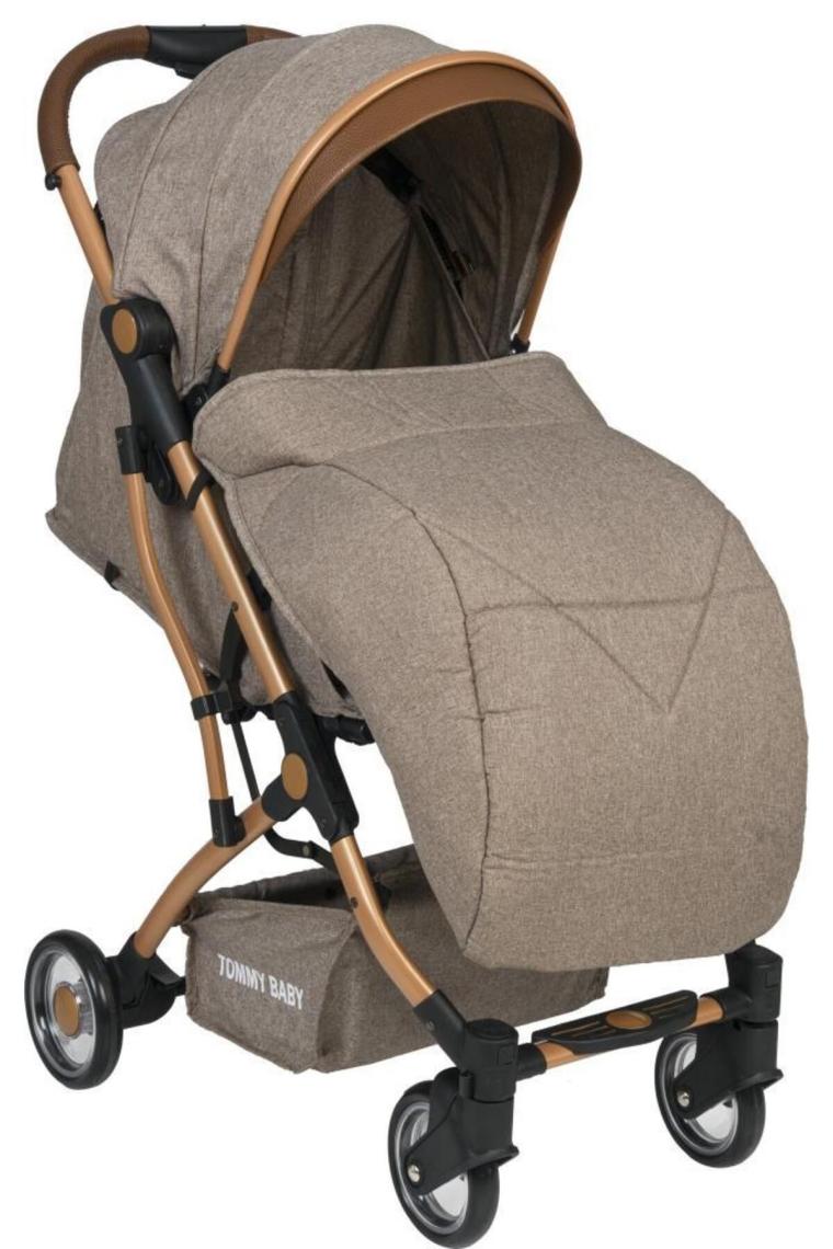 Tommybaby Gold Golf Kahverengi Kabin Tipi Bebek Arabası