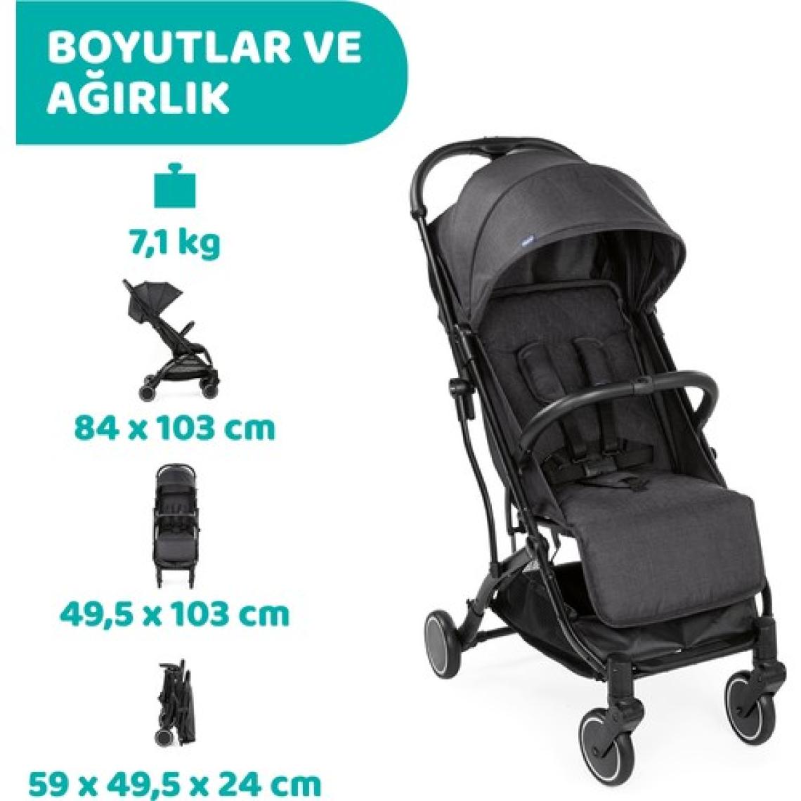Chicco Trolley Me Stone Kabin Tipi Bebek Arabası