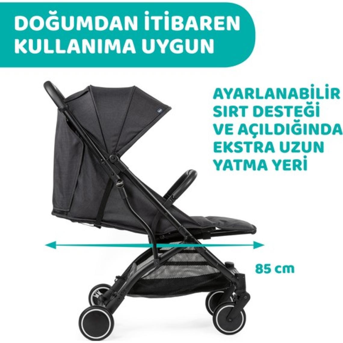 Chicco Trolley Me Stone Kabin Tipi Bebek Arabası