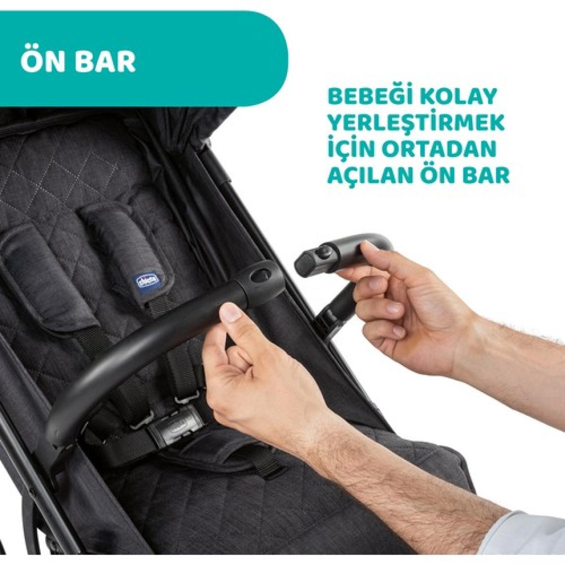 Chicco Trolley Me Stone Kabin Tipi Bebek Arabası