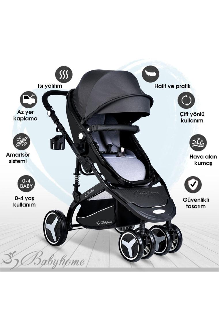 Bh-945 Paris Amortisörlü Travel Sistem Bebek Arabası