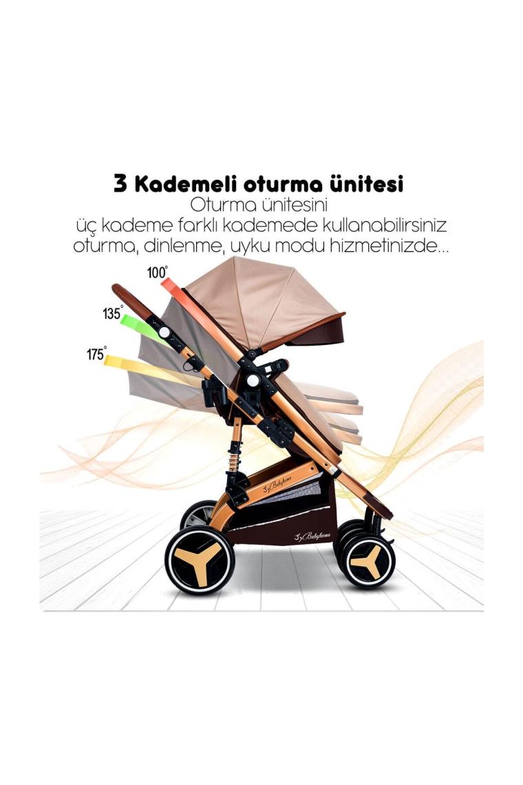 Bh-945 Paris Amortisörlü Travel Sistem Bebek Arabası