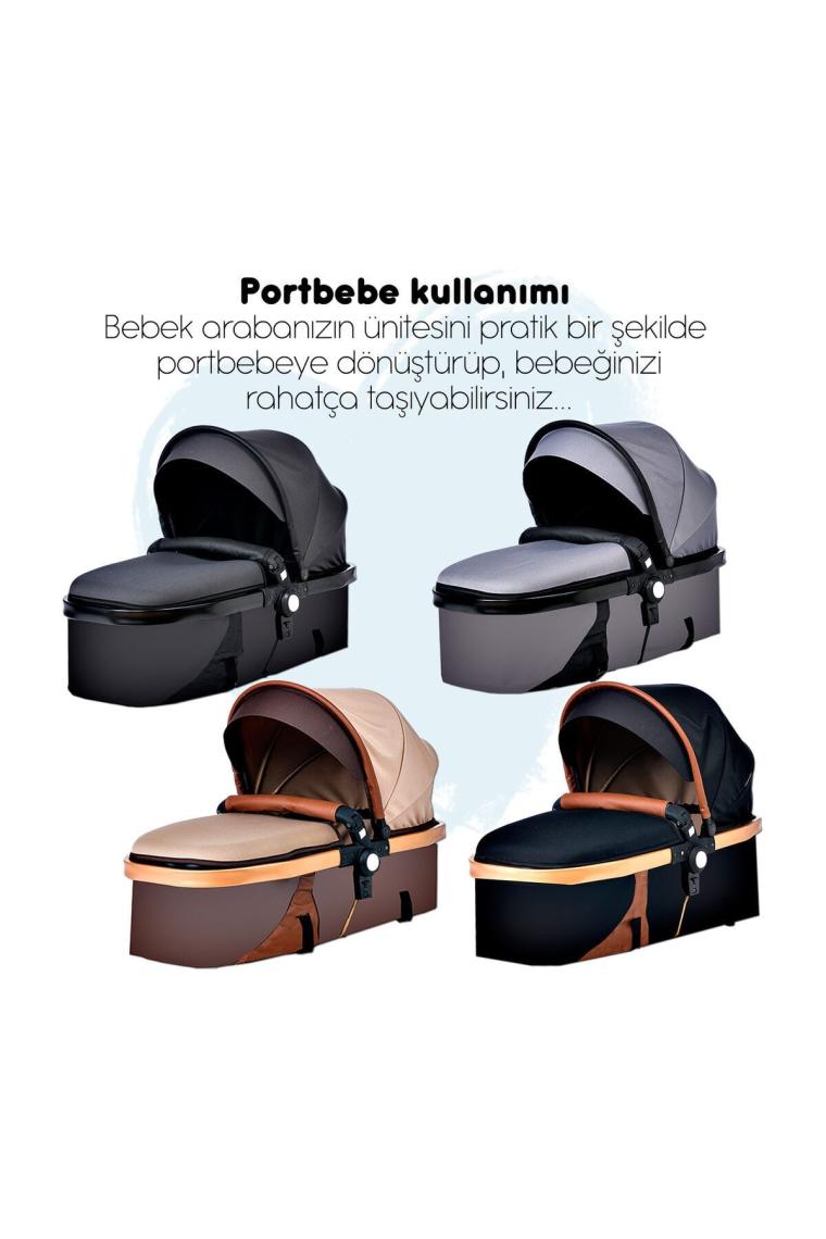 Bh-945 Paris Amortisörlü Travel Sistem Bebek Arabası