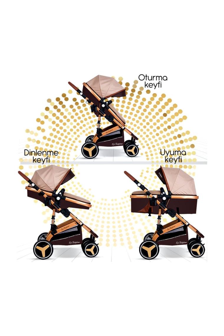 Bh-945 Paris Amortisörlü Travel Sistem Bebek Arabası