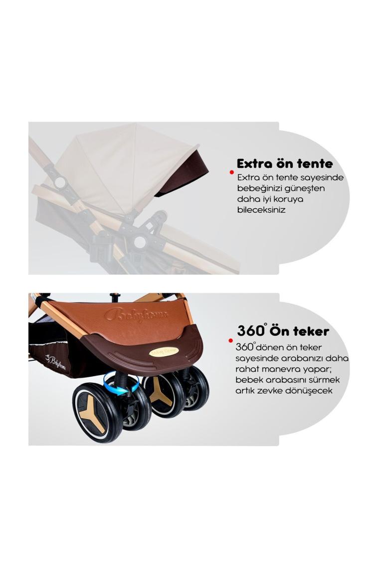 Bh-945 Paris Amortisörlü Travel Sistem Bebek Arabası