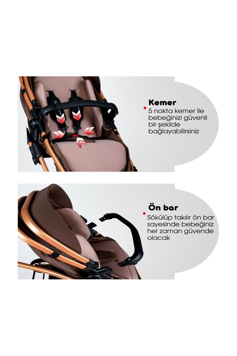 Bh-945 Paris Amortisörlü Travel Sistem Bebek Arabası
