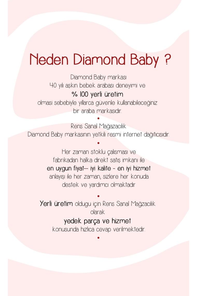 Kahverengi Sapphire Çift Yönlü Bebek Arabası