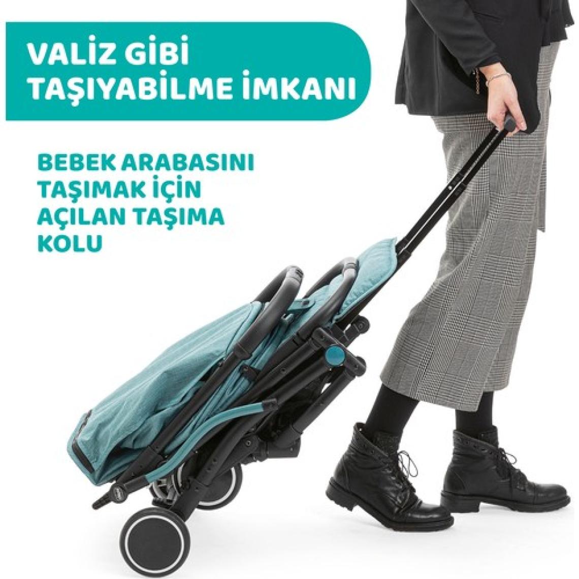 Chicco Trolley Me Emerald Kabin Tipi Bebek Arabası
