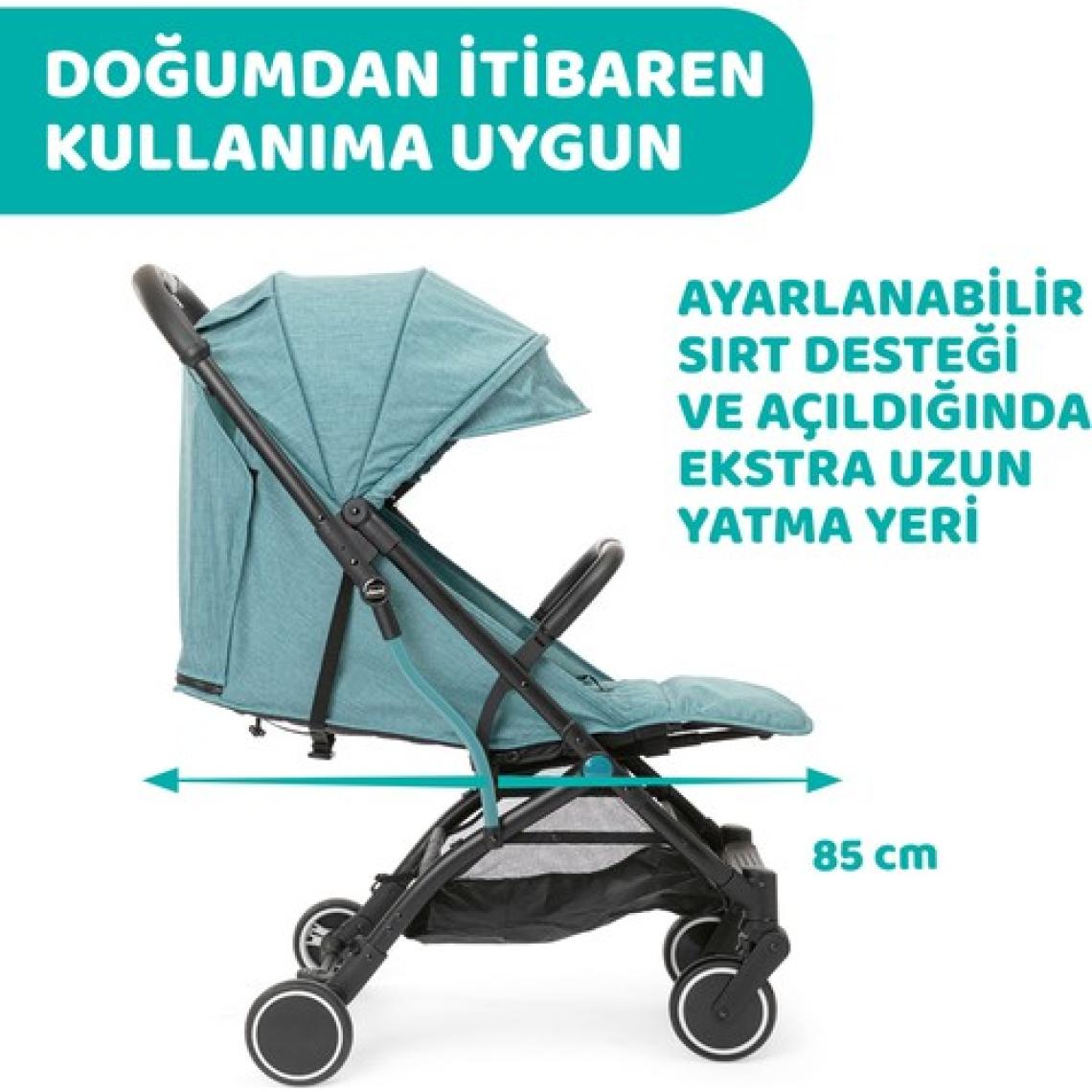 Chicco Trolley Me Emerald Kabin Tipi Bebek Arabası