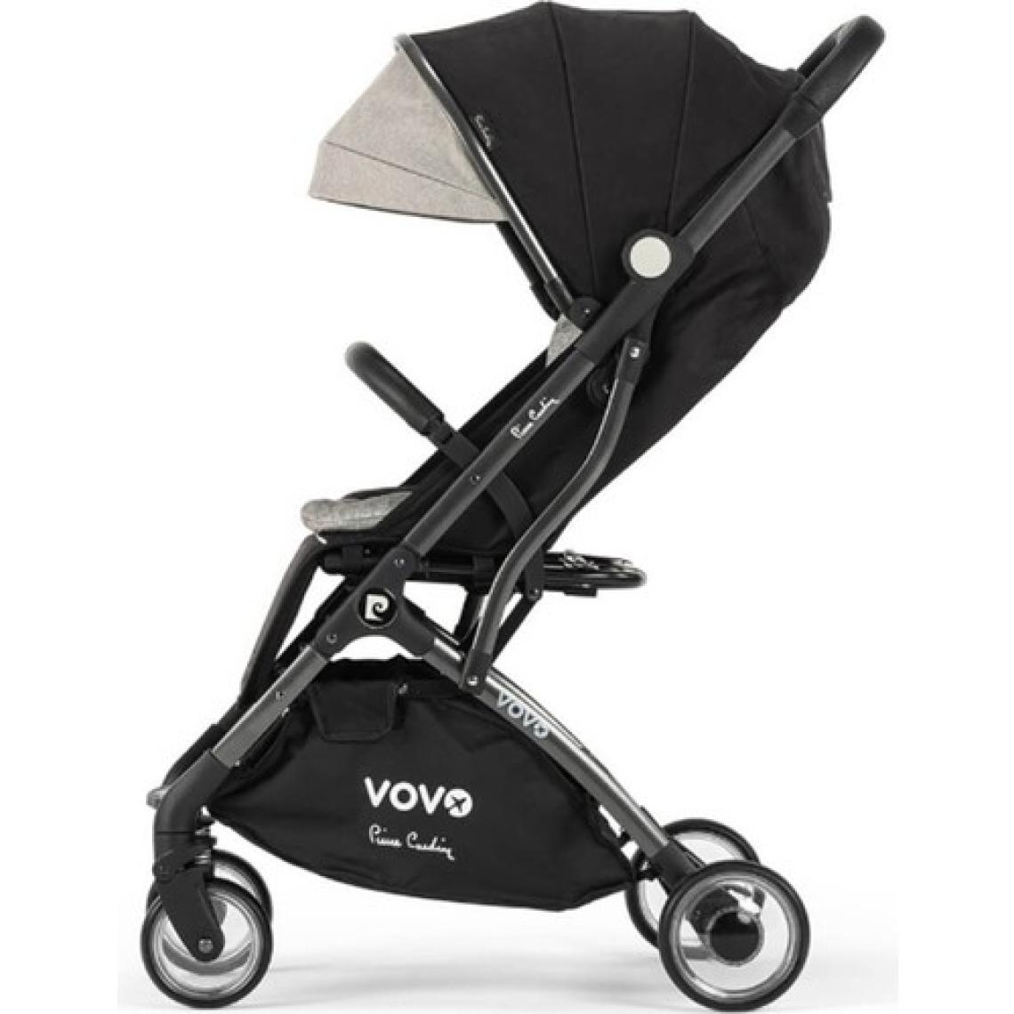 Pierre Cardin Vovo Siyah Kabin Tipi Bebek Arabası
