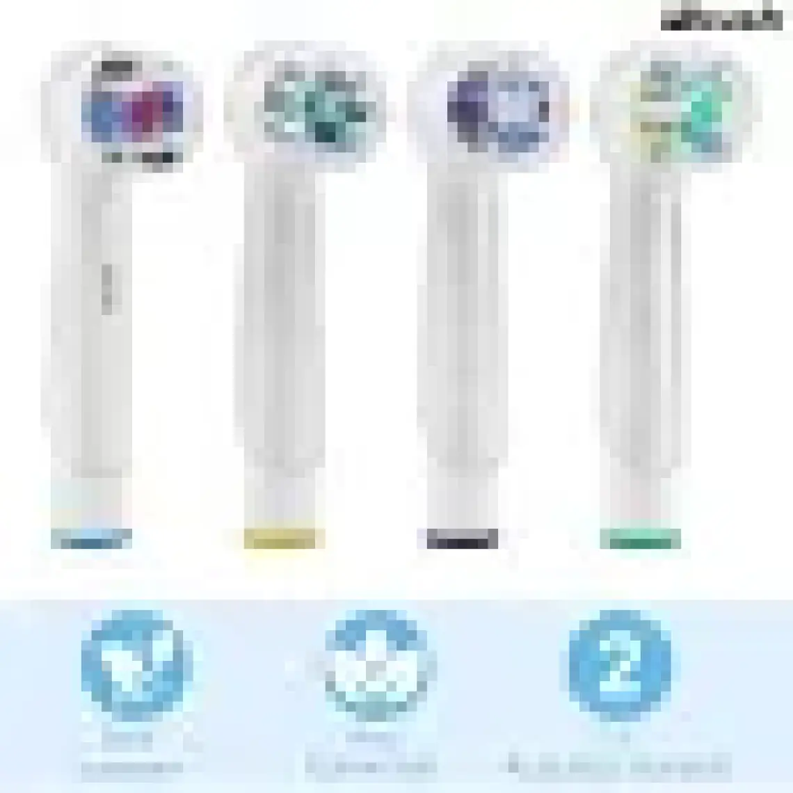 İbrush Oral-B Şarjlı Ve Pilli Diş Fırçaları Için 4 Adet Renkli Koruyucu Kapak
