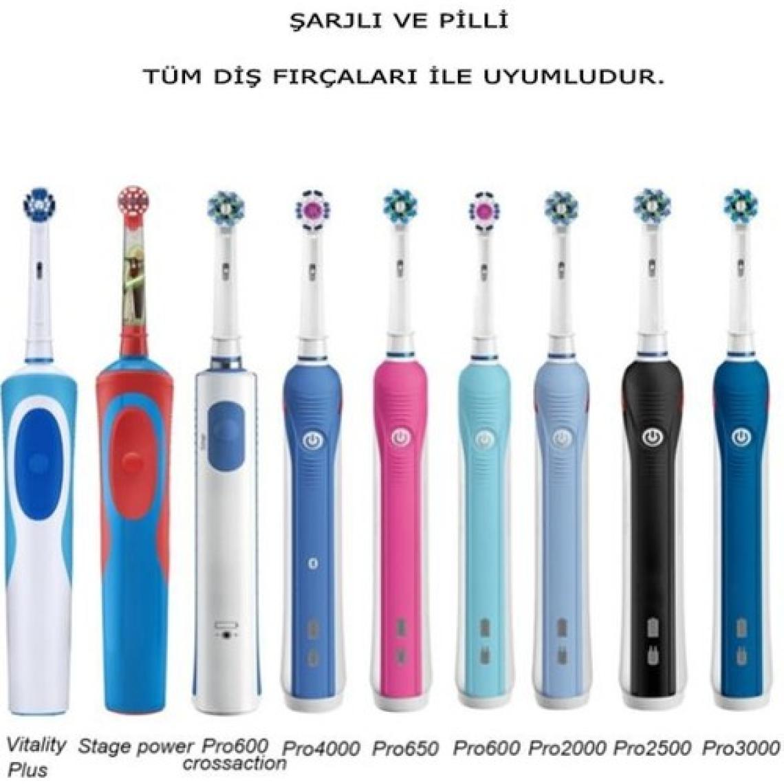 Pi & Go Oral-B  Şarjlı Diş Fırçası Koruma Kabı  Saklama Kabı  Hijyenik Seyahat Kutusu - Pudra Pembe