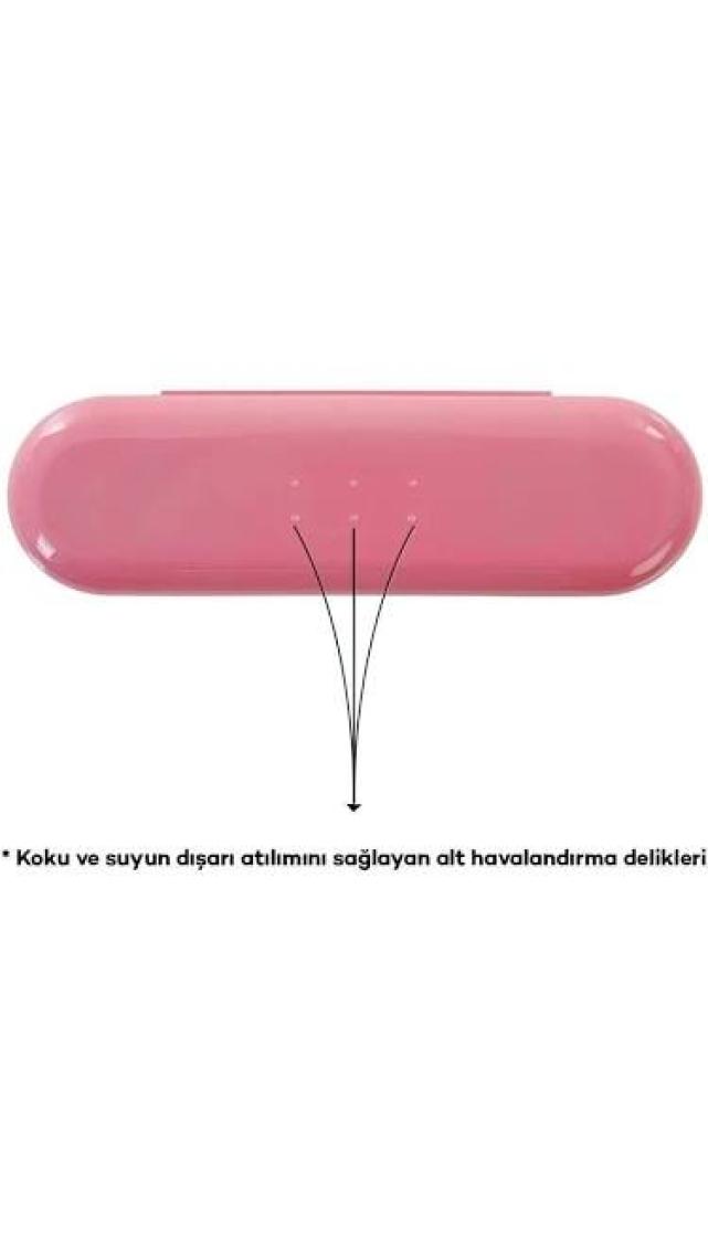 Oral B Uyumlu Şarjlı Diş Fırçası Yedek Başlığı Koruma Kabı Saklama Kabı Hijyenik Seyahat Kutusu
